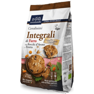 Sottolestelle Μπισκότα Ολικ. Ντίνκελ/Βρώμη/Φρούτα Bio 300g