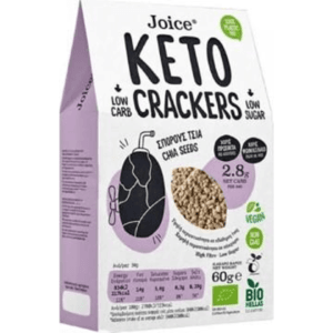Joice Bio Keto Cracker με Τσία 60g