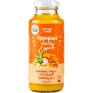 Φυσικός Χυμός Ιπποφαές - Σταφύλι - Τζίντζερ 250ml