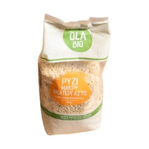 Βιολογικό Ρύζι Μακρύ Ακατέργαστο 500g