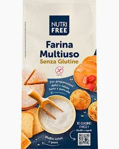 nutrifree Αλεύρι multioso για Όλες τις χρήσεις Χωρίς Γλουτένη 1kg
