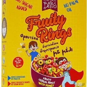 The Bee Bros Δημητριακά Fruity Rings με Μέλι (Χωρίς Προσθήκη Ζάχαρης) 250gr